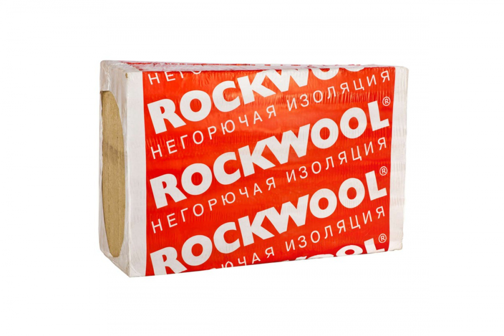Утеплитель Rockwool Фасад Баттс 1000х600х100мм (1,2м2) плот.140  (цена за пачку)